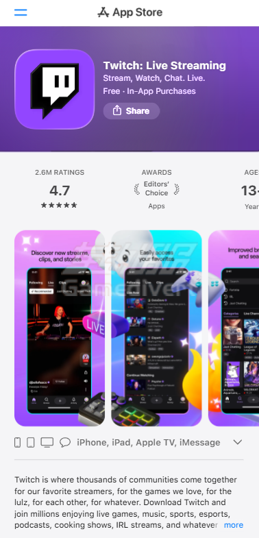 Twitch,Twitch如何访问,Twitch下载, Twitch注册, Twitch账号购买, Twitch安卓下载, Twitch国内下载,Twitch iOS下载, Twitch PC端使用,Twitch客户端, Twitch使用指南, Twitch账号登录