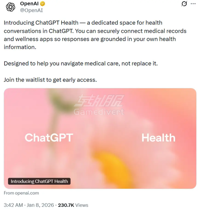 ChatGPT,OpenAI,ChatGPT Health, OpenAI最新功能, Apple Health整合,医疗AI助手, ChatGPT Health使用教程, ChatGPT Health功能介绍, ChatGPT Plus代订阅, GPT Plus会员充值, ChatGPT会员代购, GPT4.0代订阅, ChatGPT Plus代充ChatGPT Health怎么用