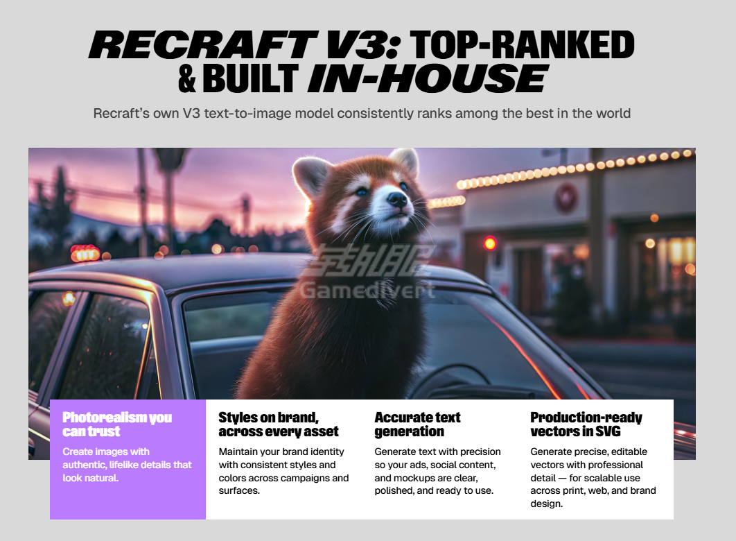 Recraft, Recraft.ai, Recraft AI, Recraft会员, Recraft代订阅, Recraft代充, Recraft充值, Recraft Pro, Recraft Teams, Recraft V3, AI矢量图, SVG生成, AI图标设计, AI平面设计