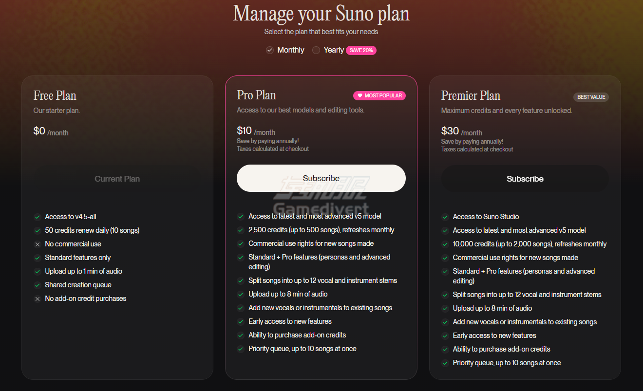 Suno AI, Suno AI官网, Suno AI注册教程, Suno AI充值, Suno AI订阅, Suno AI会员代充, Suno AI支付失败解决, AI音乐生成器, AI作曲工具, Suno AI中文教程, Suno AI版权, AI写歌, Suno AI Pro会员, AI音频制作, Suno积分充值, Suno代订阅服务