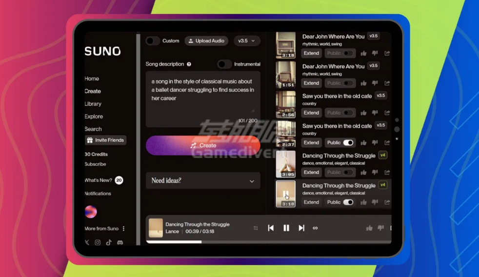 Suno AI, Suno AI官网, Suno AI注册教程, Suno AI充值, Suno AI订阅, Suno AI会员代充, Suno AI支付失败解决, AI音乐生成器, AI作曲工具, Suno AI中文教程, Suno AI版权, AI写歌, Suno AI Pro会员, AI音频制作, Suno积分充值, Suno代订阅服务