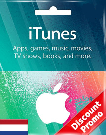 苹果iTunes礼品卡 苹果ID充值 App Store兑换码/点卡  (荷兰)