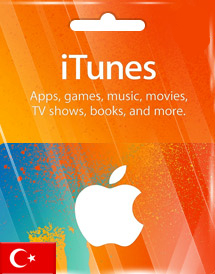 苹果iTunes礼品卡 苹果ID充值 App Store兑换码/点卡 (土耳其)