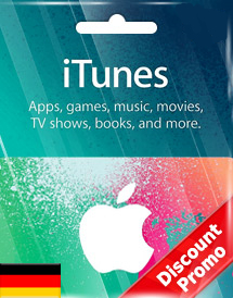 苹果iTunes礼品卡 苹果ID充值 App Store兑换码/点卡 (德国)
