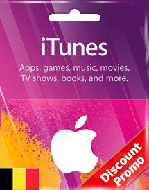 苹果iTunes礼品卡 苹果ID充值 App Store兑换码/点卡 (比利时)